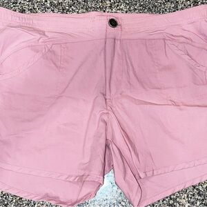 Athletic Pink Shorts Lightweight Relaxed Fit